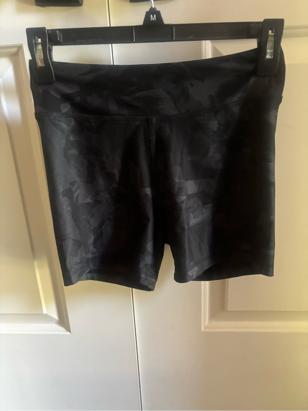 DSG Black Camo High-Waist Bike Shorts